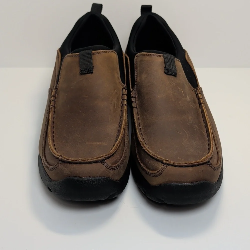 Lands End Slip-On Casual Leather Men’s Shoes Size 11